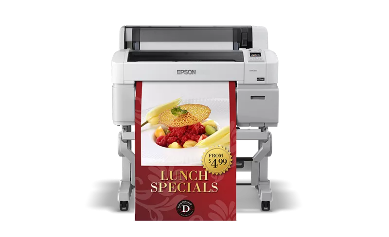 Epson SureColor SC-T3200 with full colour poster print